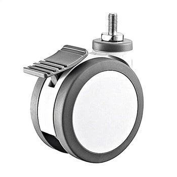 病院設備用デュアルホイール医療用キャスター