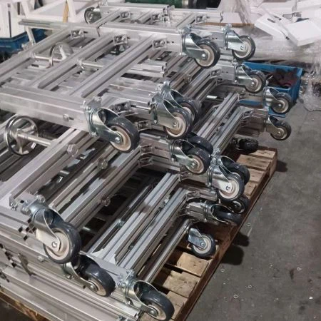 5 inch aluminum profile wheels